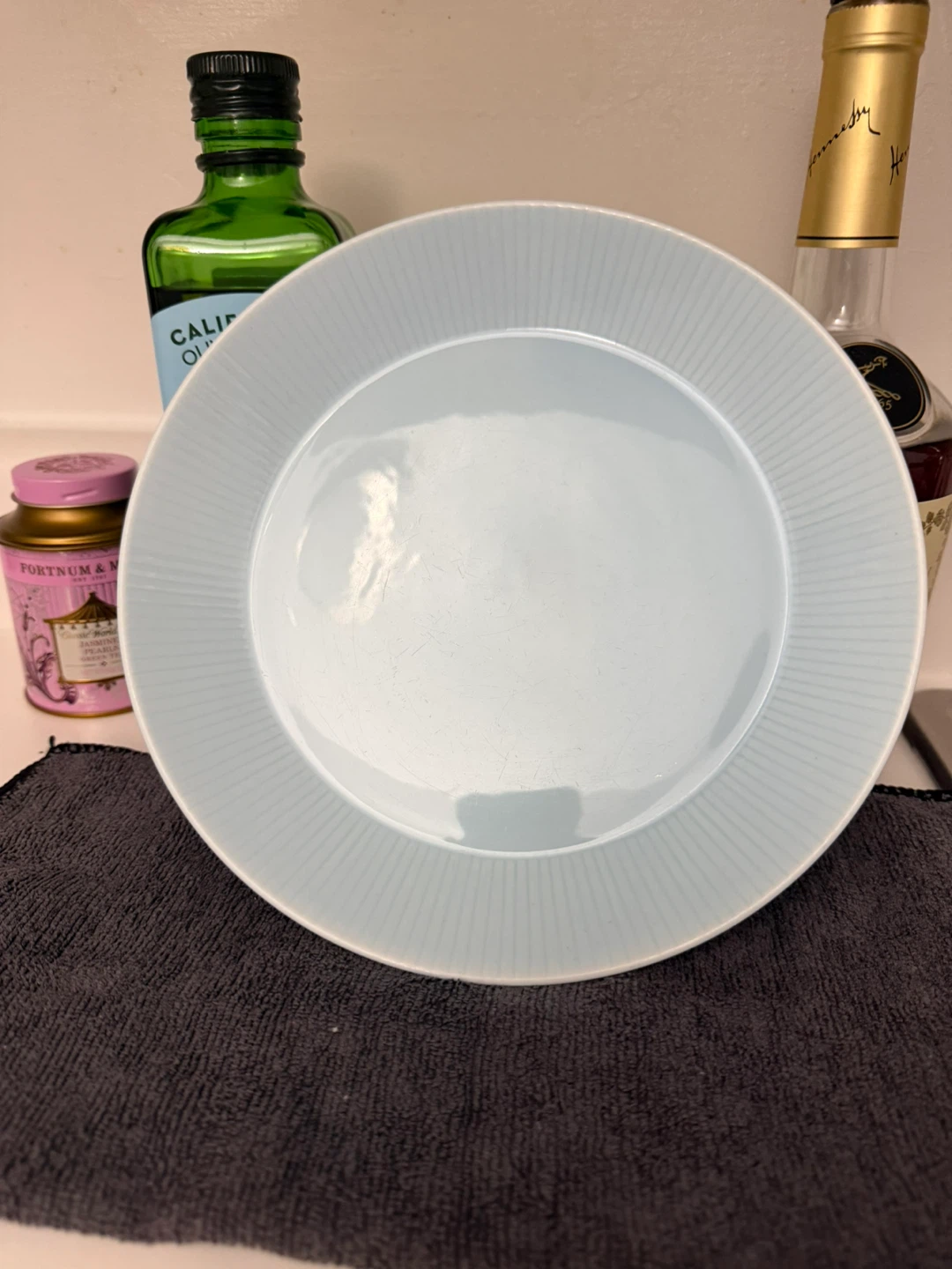 Free: Crate & Barrel Light Blue Plate