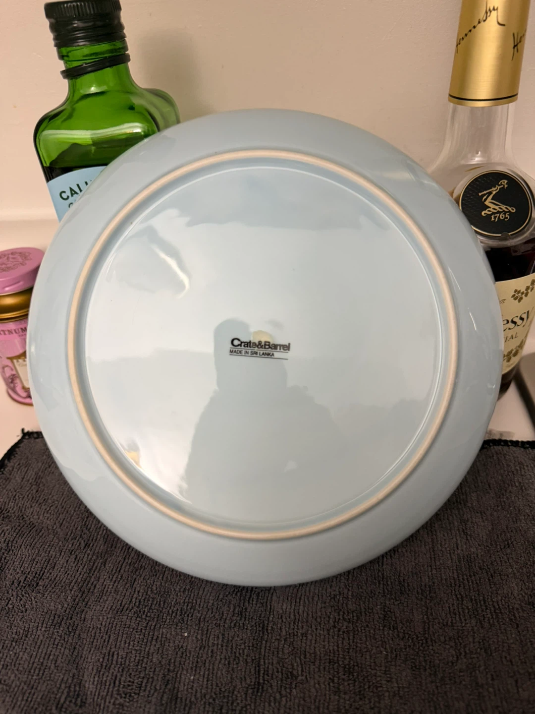 Free: Crate & Barrel Light Blue Plate - photo 2