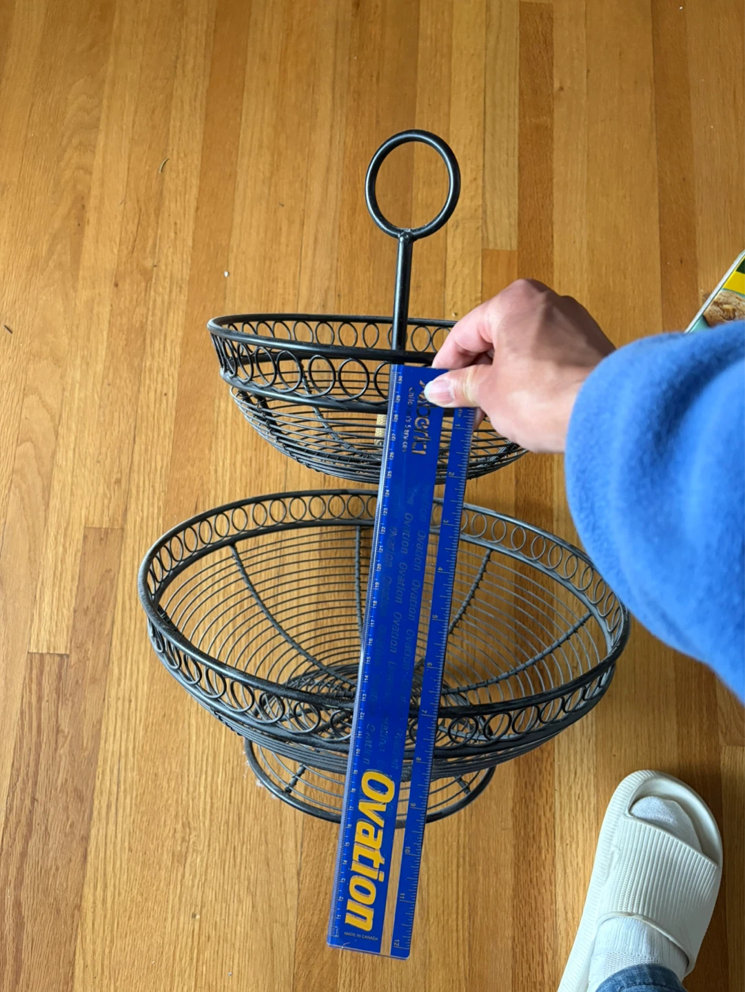 2-Tier Metal Wire Fruit Basket - photo 4