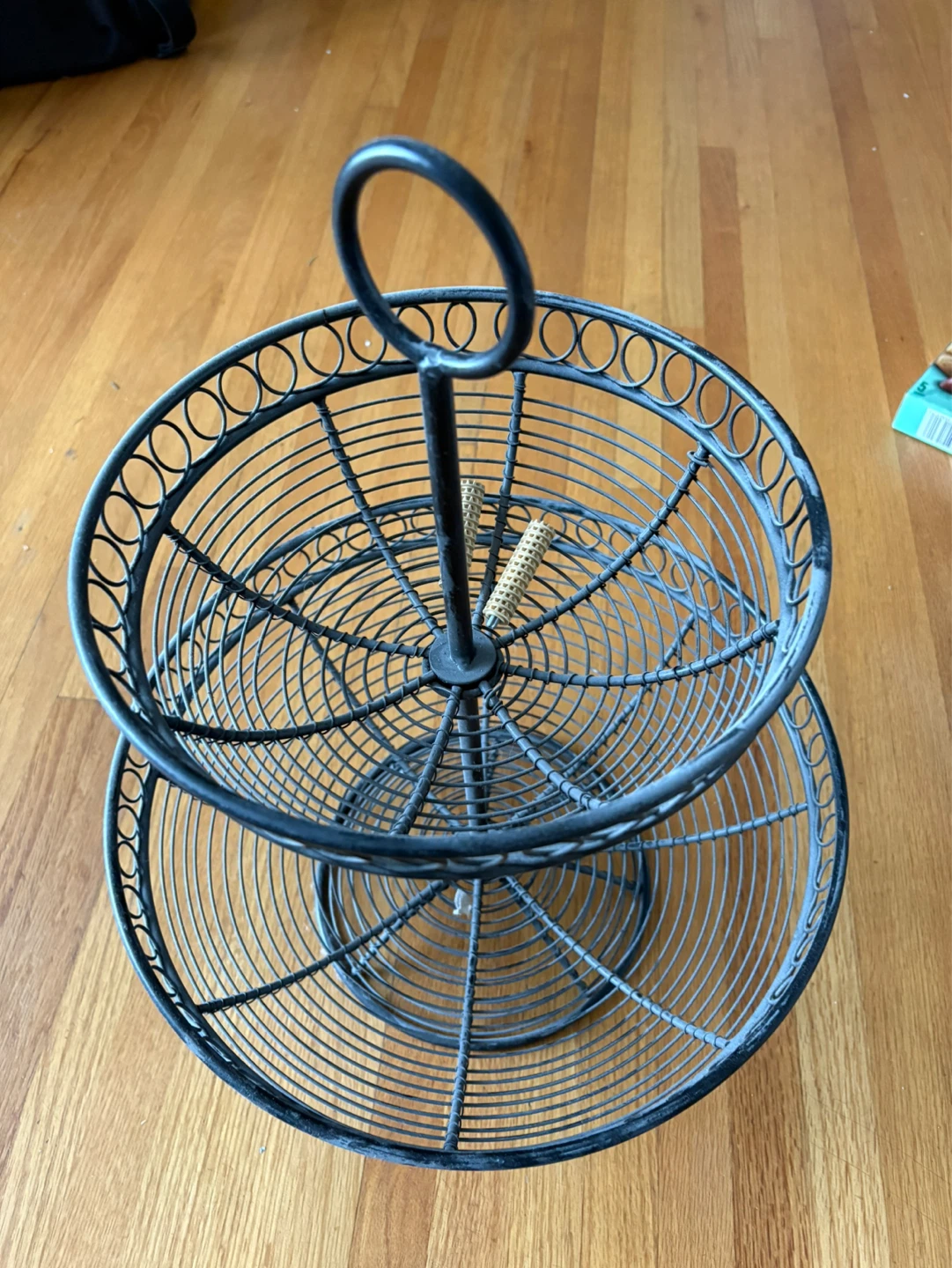 2-Tier Metal Wire Fruit Basket