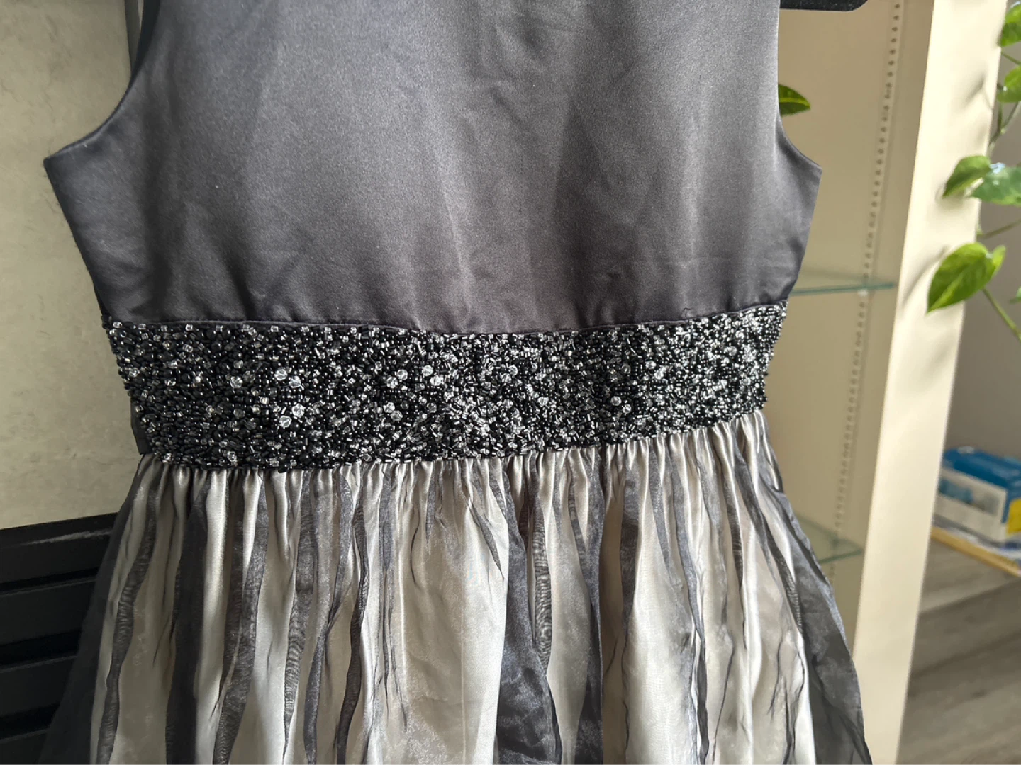 Girls' Black and Silver Dress - photo 3