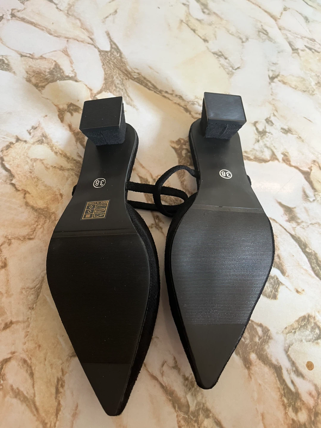 Black Slingback Heels - photo 2