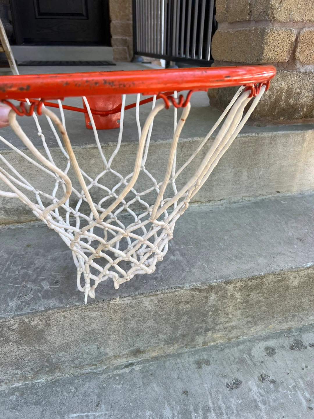 Orange Basketball Hoop with Net - photo 4