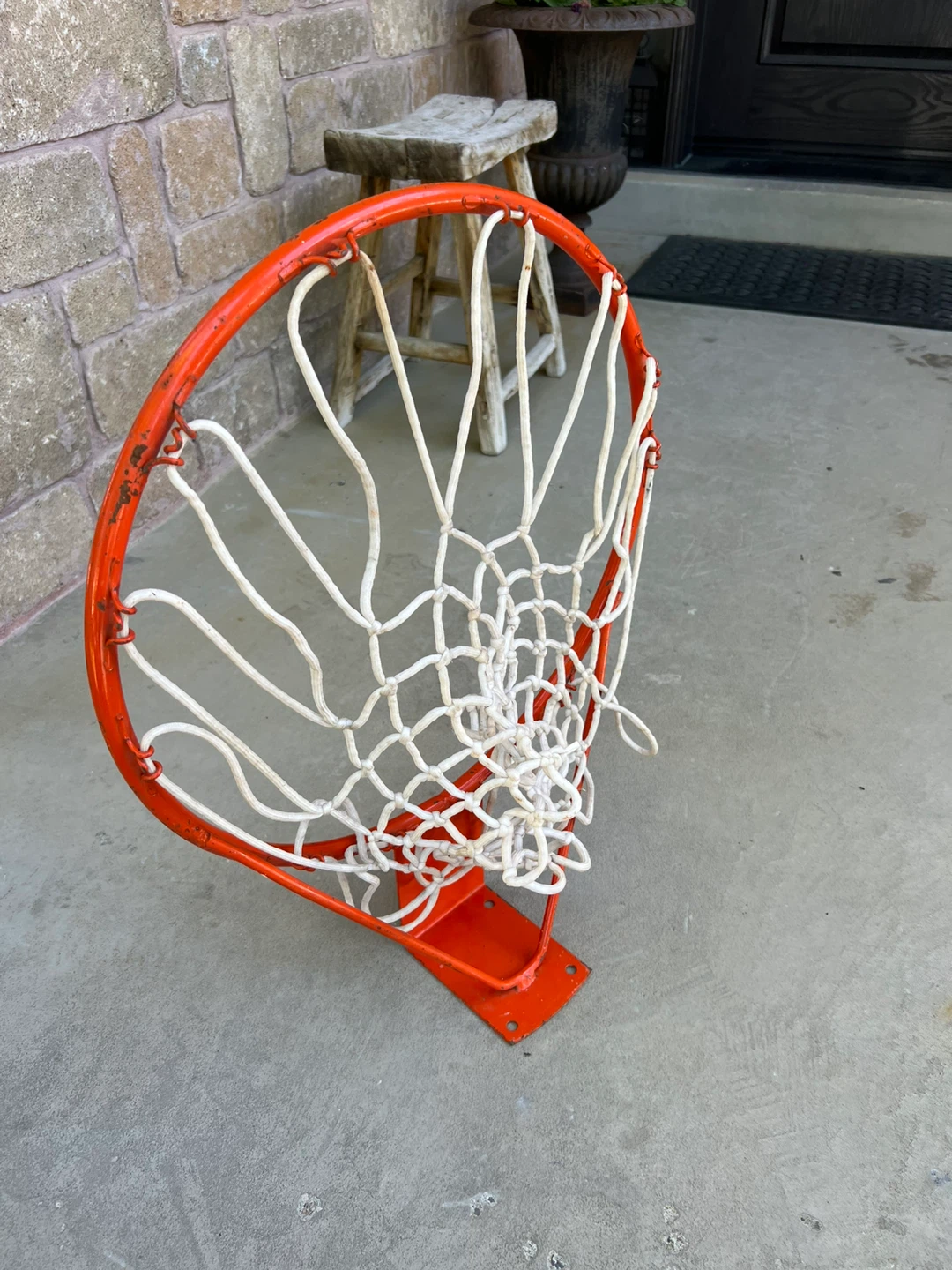 Orange Basketball Hoop with Net - photo 3