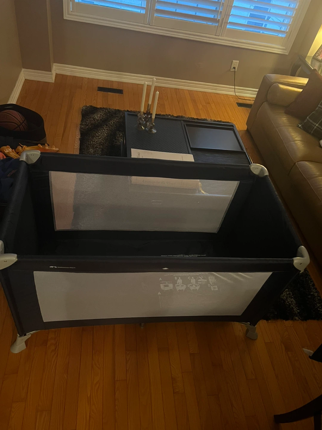 Black Playpen with Carry Bag - photo 3