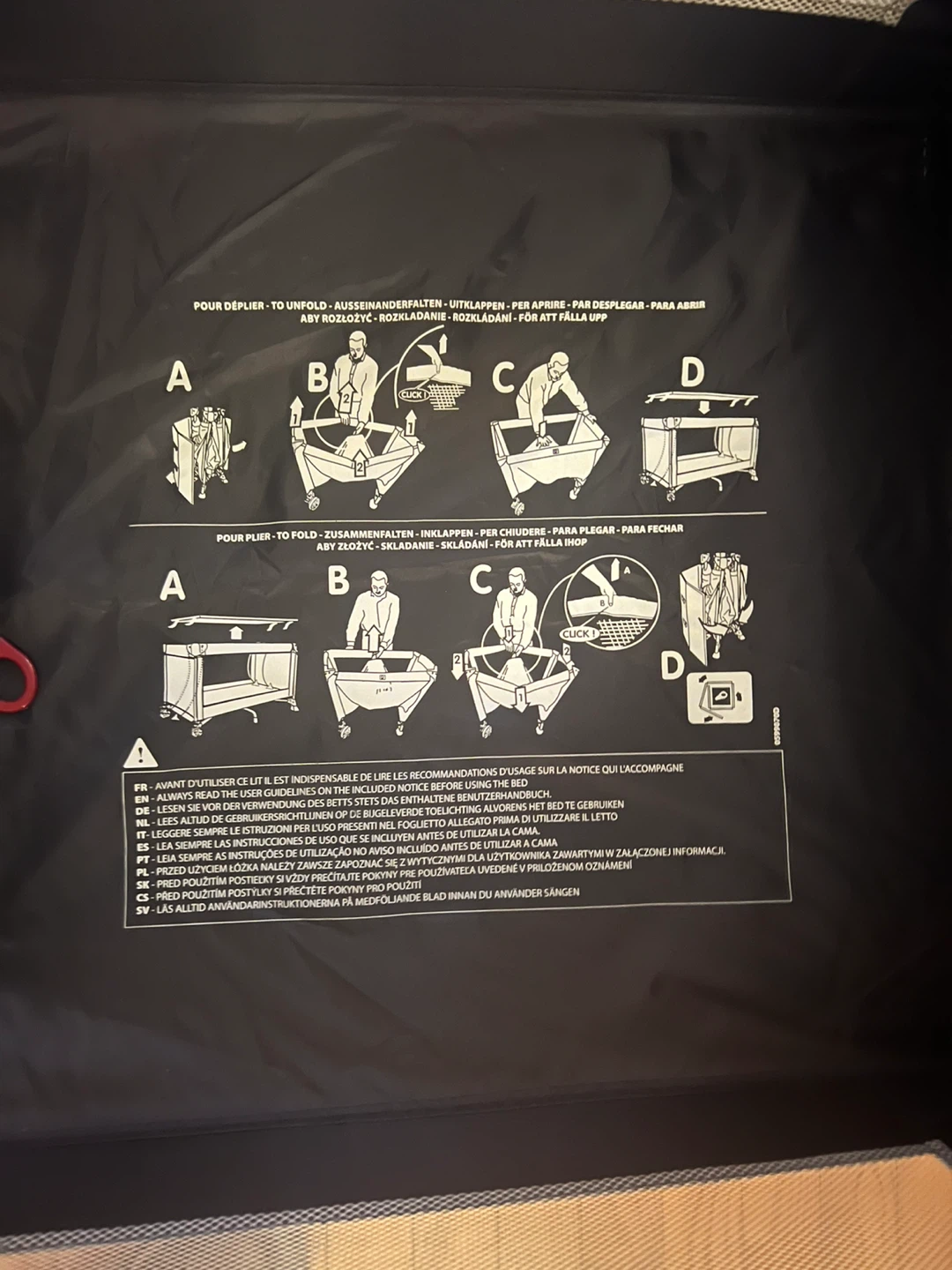 Black Playpen with Carry Bag - photo 5