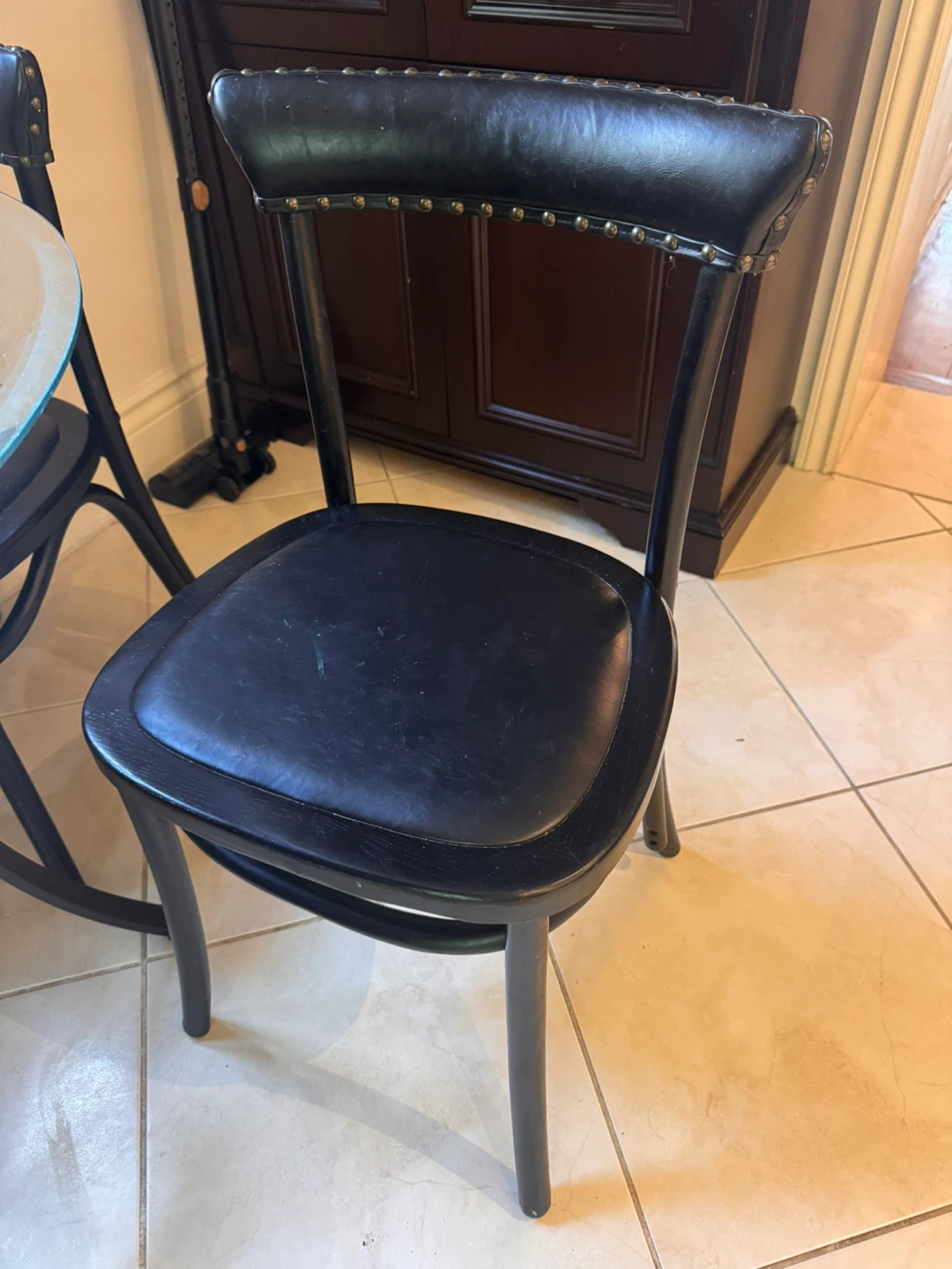 Glass Top Bistro Table with 4 Chairs - photo 3