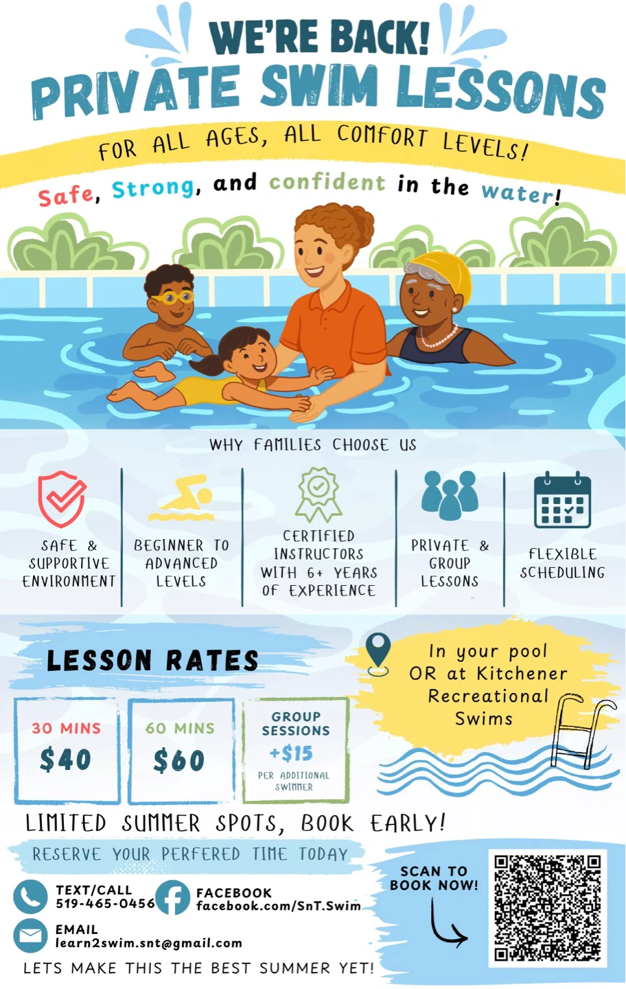 Looking for swimming lessons?