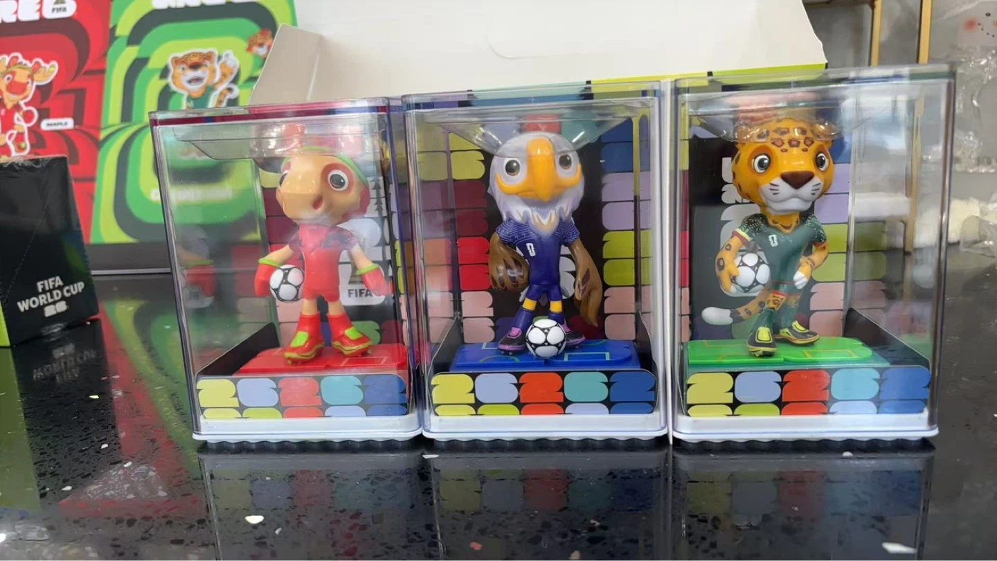 FIFA World Cup Mascot Figurines Set of 3 - original