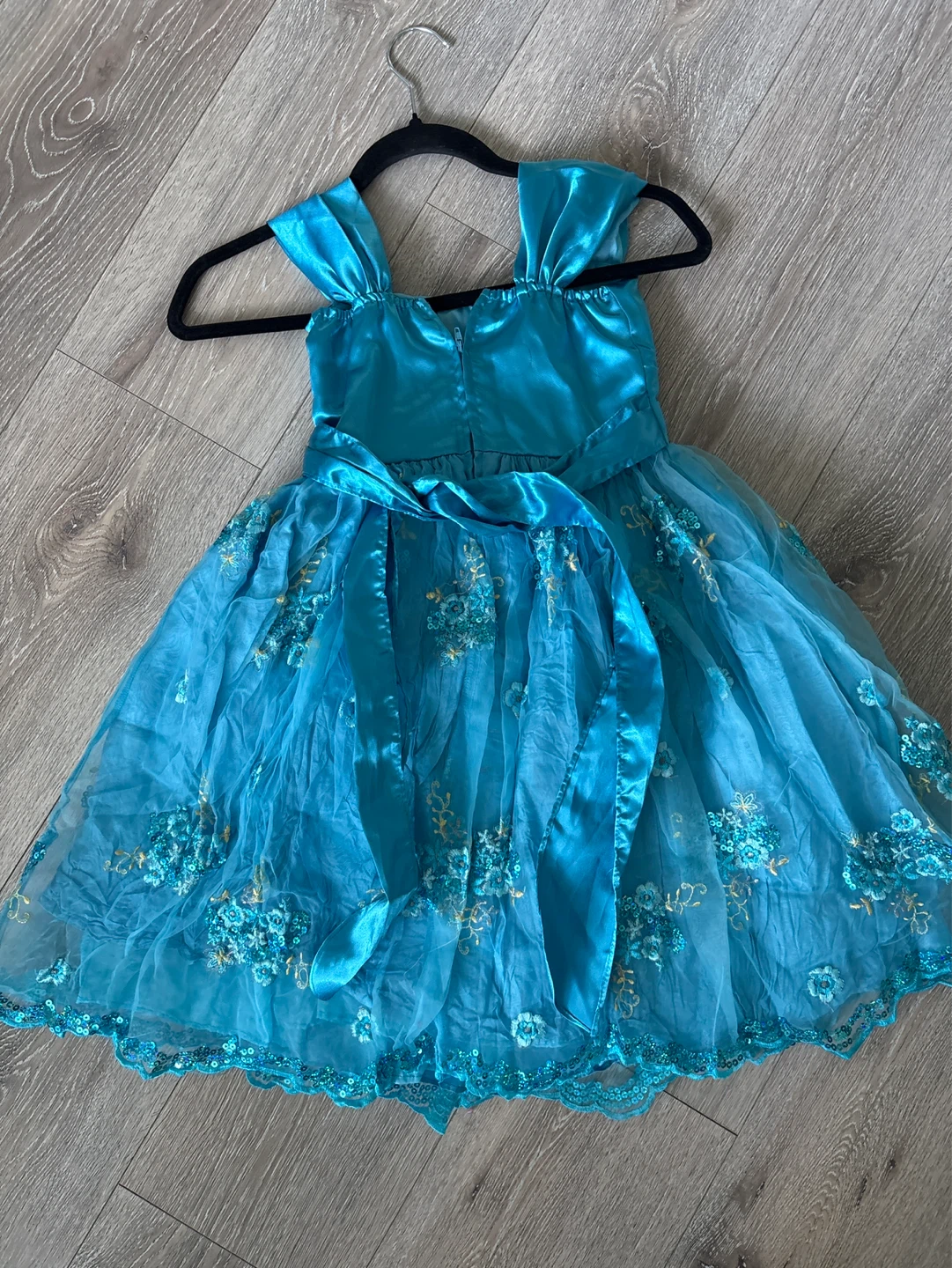 Blue Flower Girl Dress size 4 - photo 4