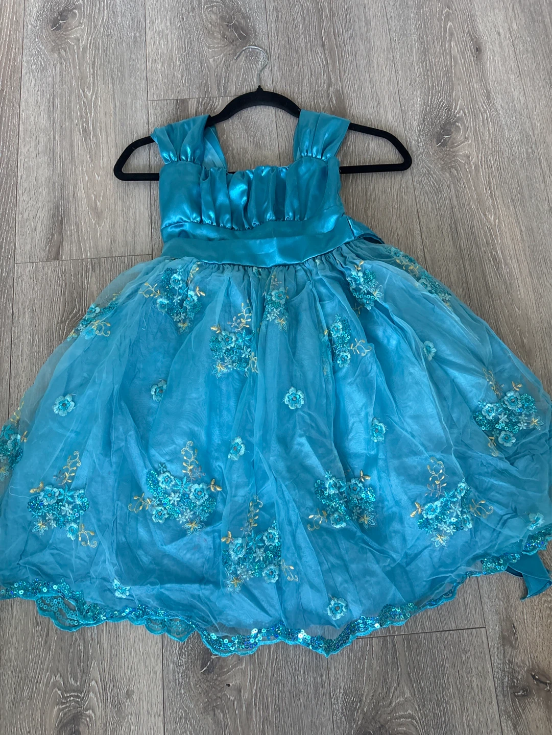 Blue Flower Girl Dress size 4 - photo 3
