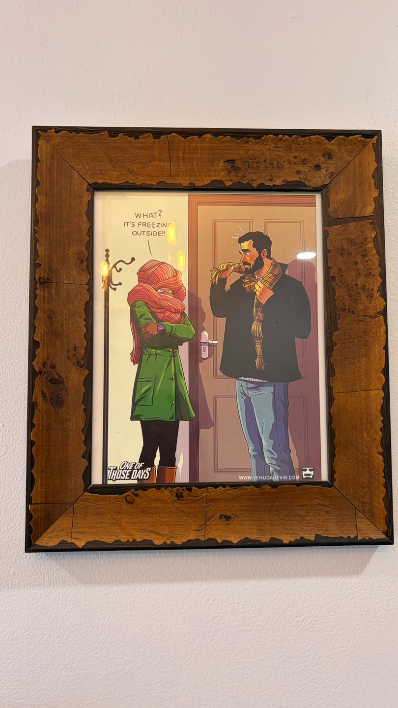 Set of 5 Framed "One Of Those Days" Comic Art Prints - photo 2