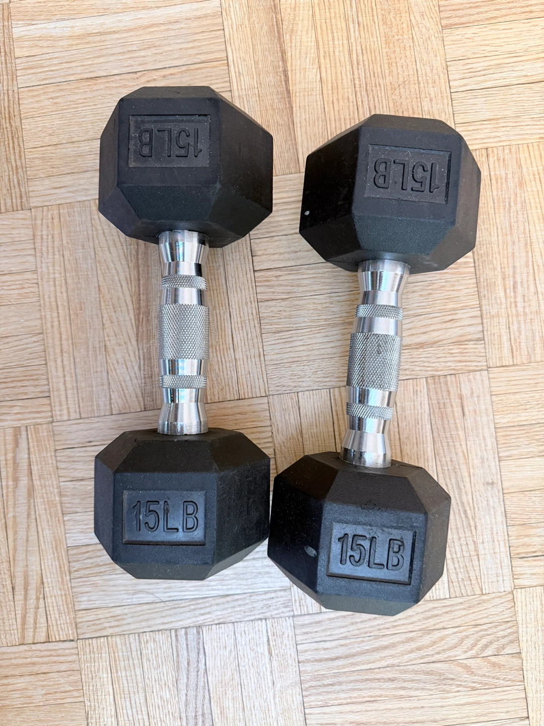 Pair of 15LB Dumbbells