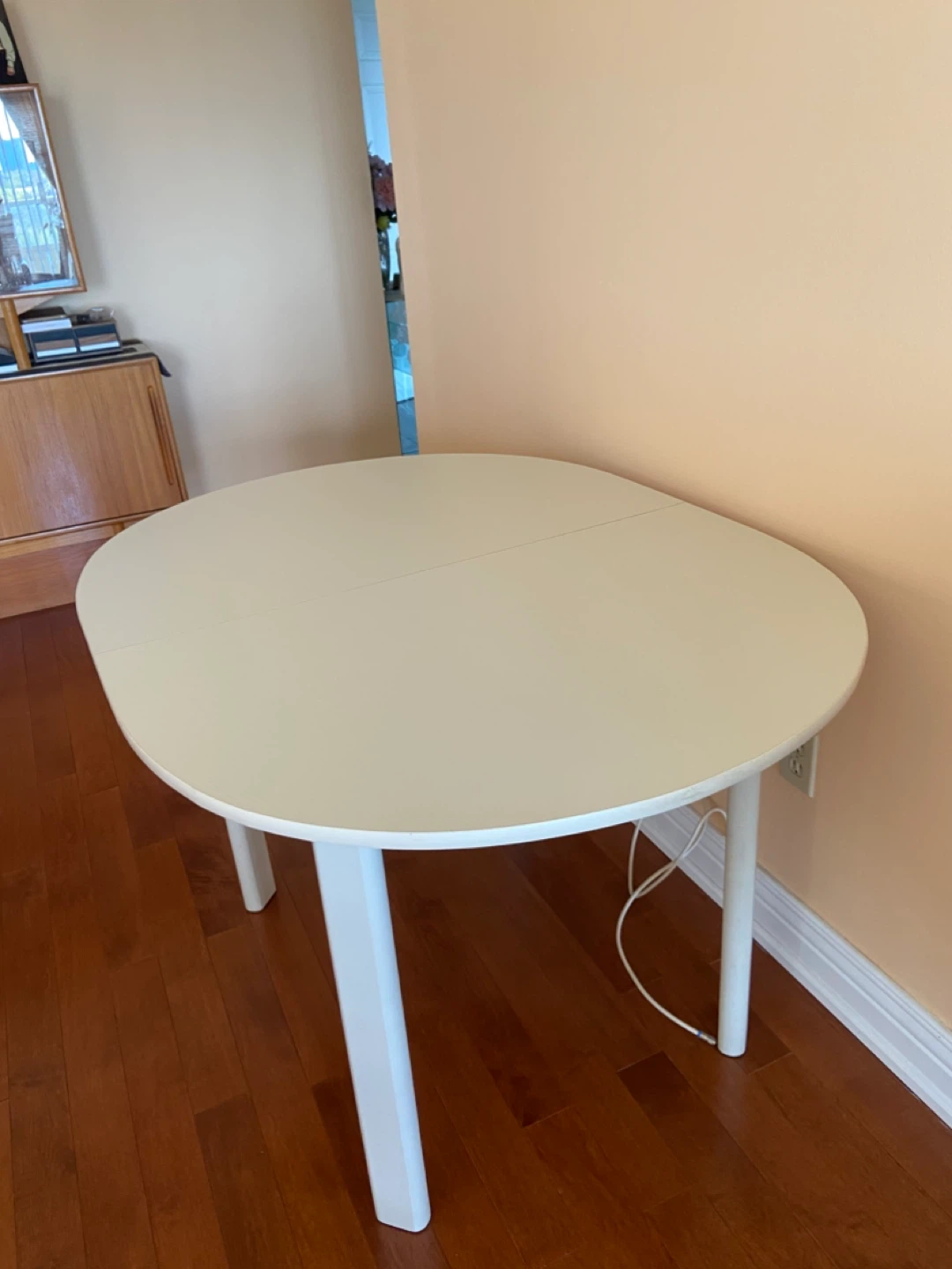 Off white wooden Kitchen Table