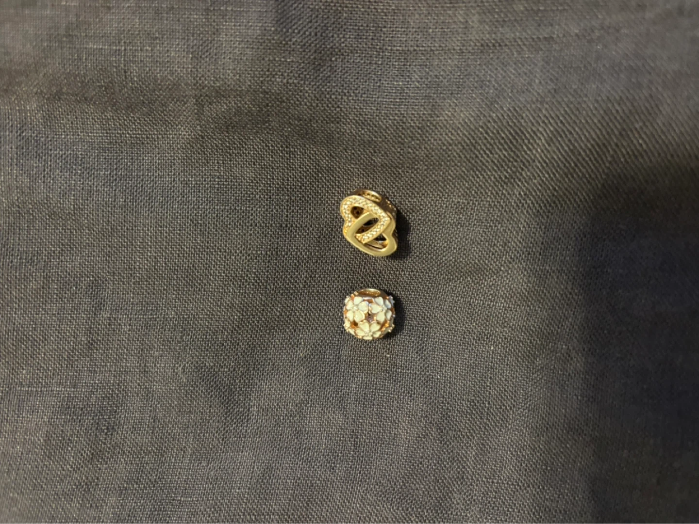 Rose gold pandora charms - photo 3