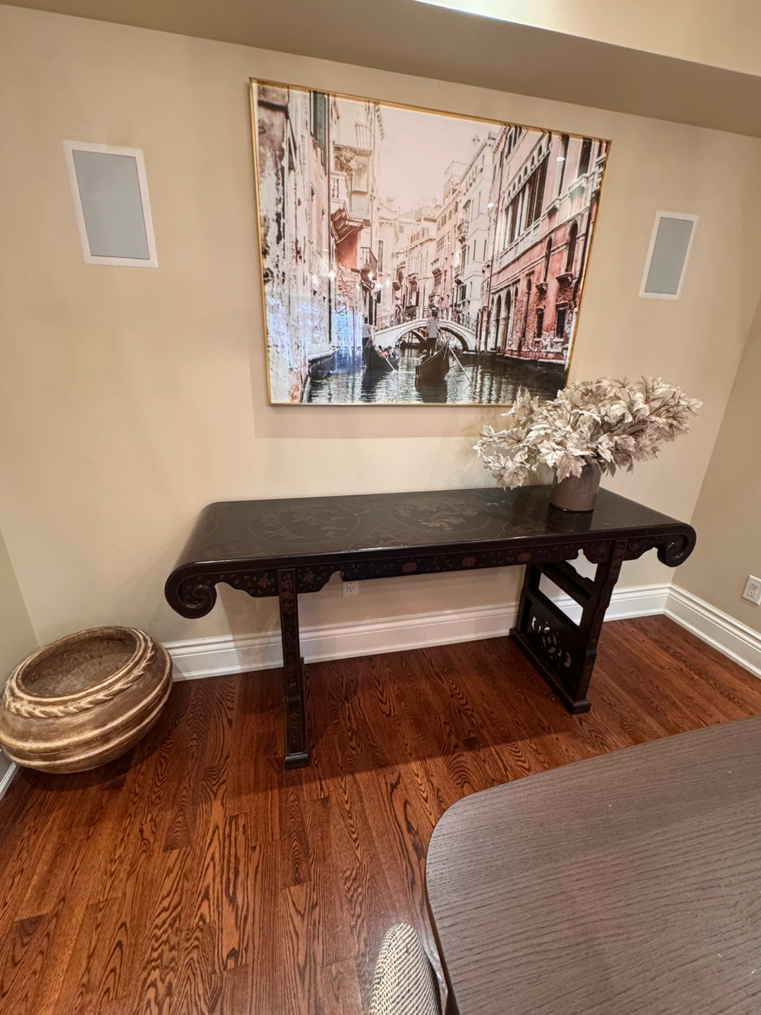 Console Table with Ornate Detailing