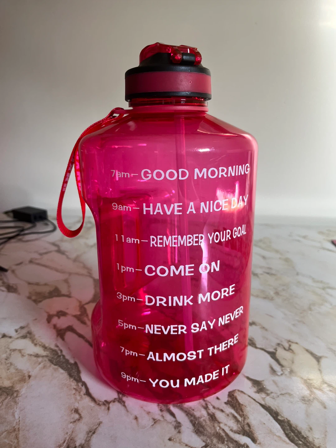 StuxKe Large Water Bottle with Straw - photo 2