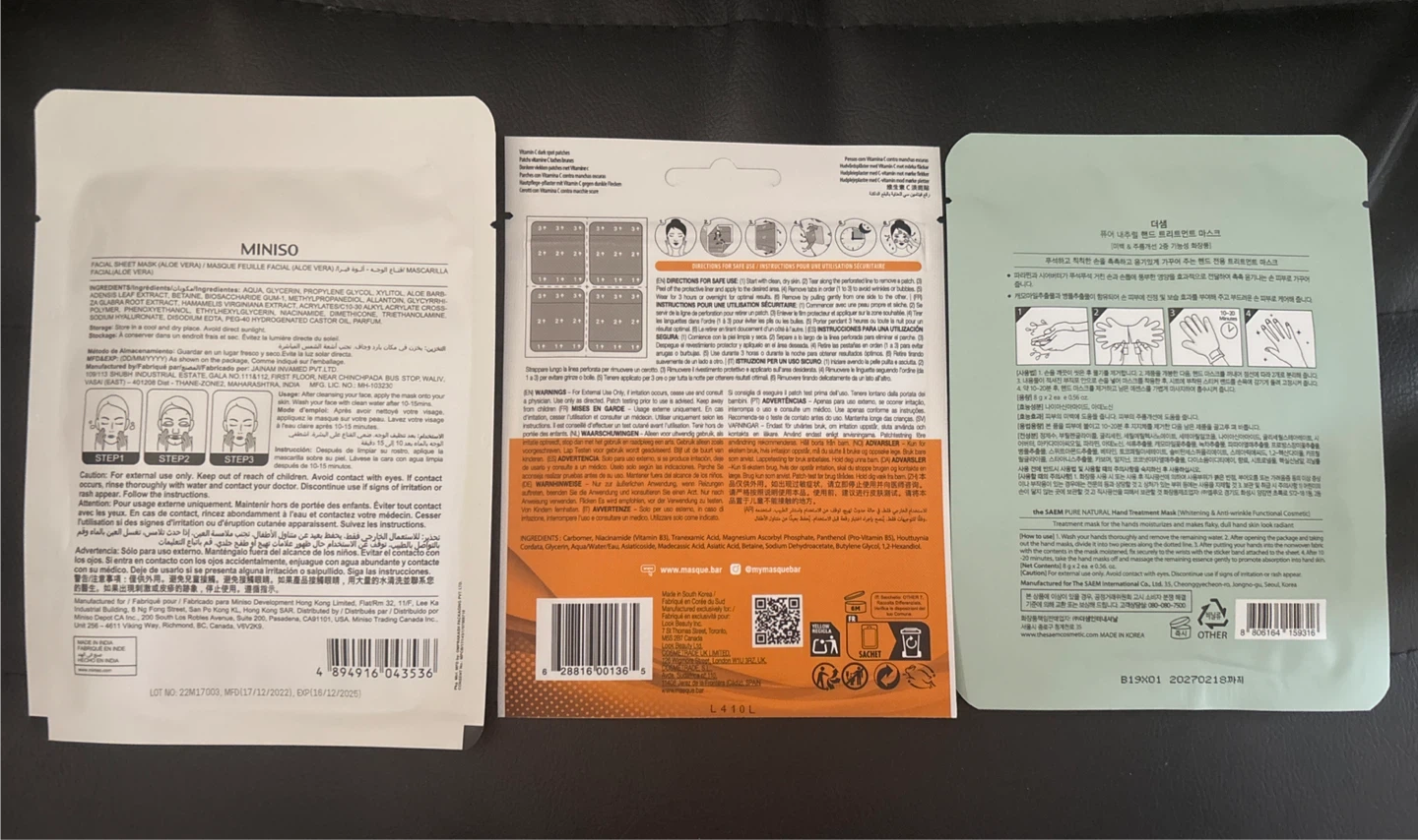 Facial masks and hand treatment mask - photo 2