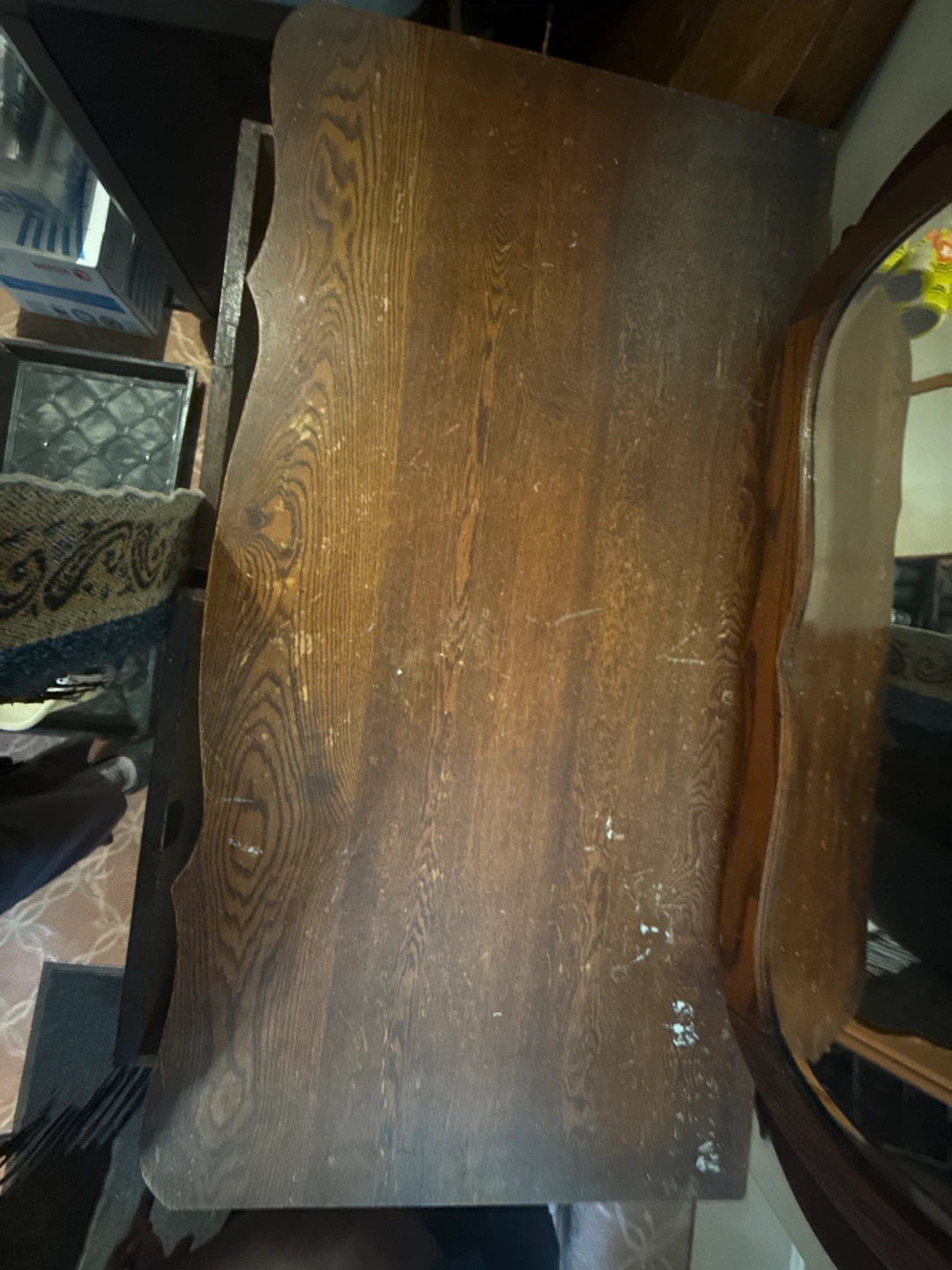 Antique Oak Dresser with Mirror - photo 3