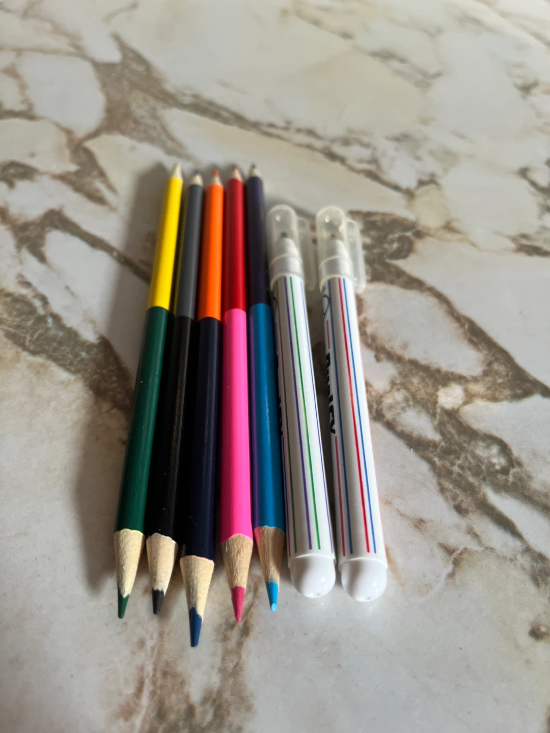 DUAL FX Double Line Marker and Pencils Set
