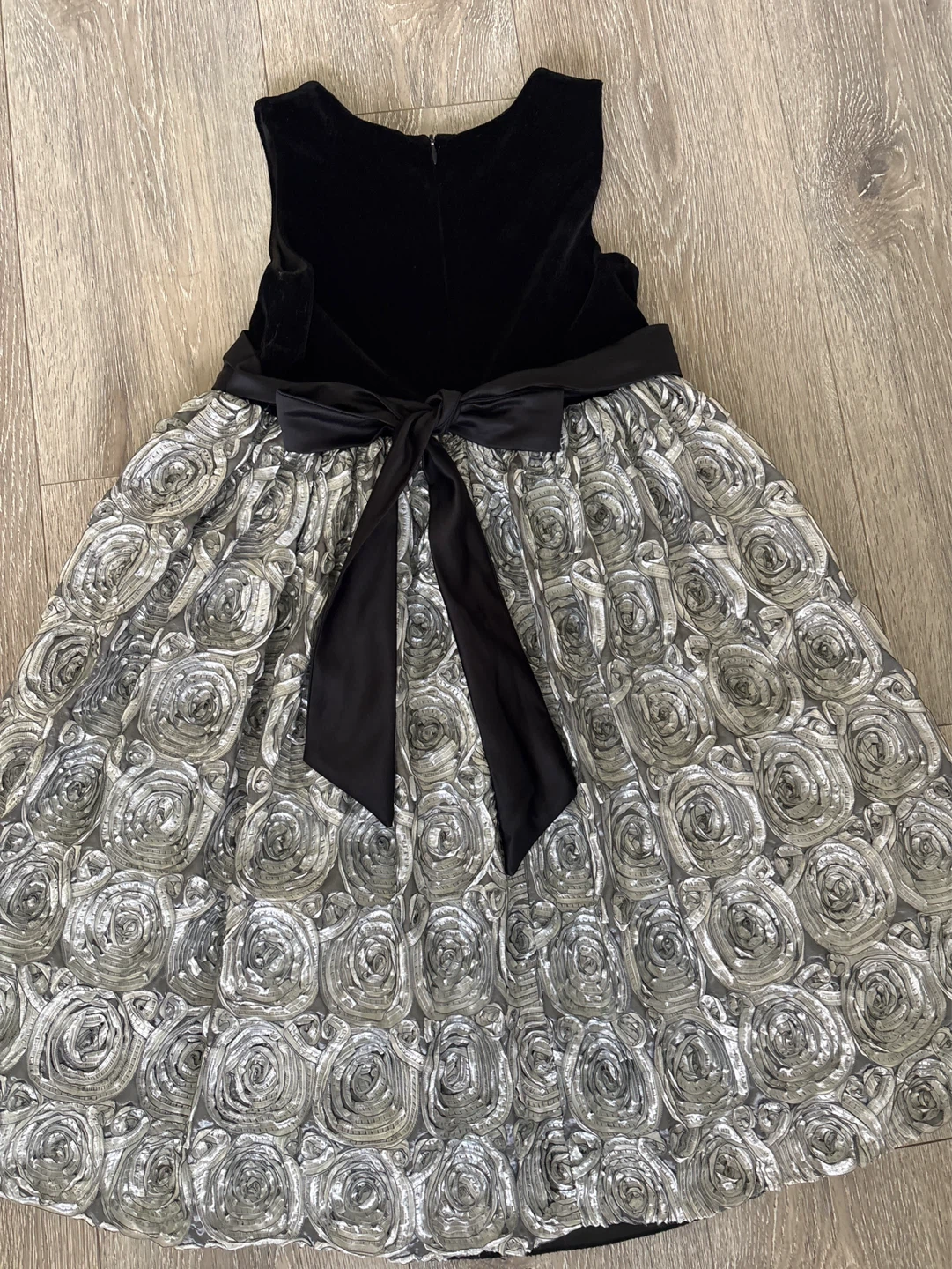 Girls' Velvet & Rose Dress - photo 5