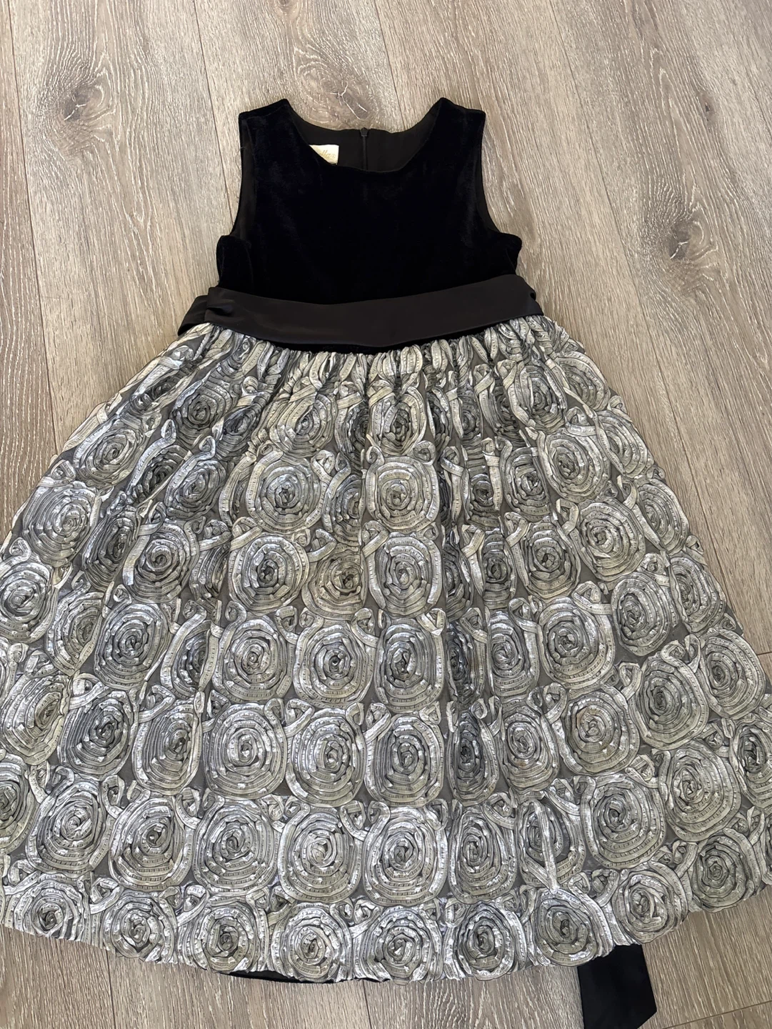 Girls' Velvet & Rose Dress - photo 4