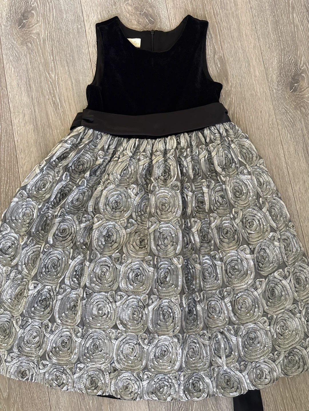 Girls' Velvet & Rose Dress - photo 2
