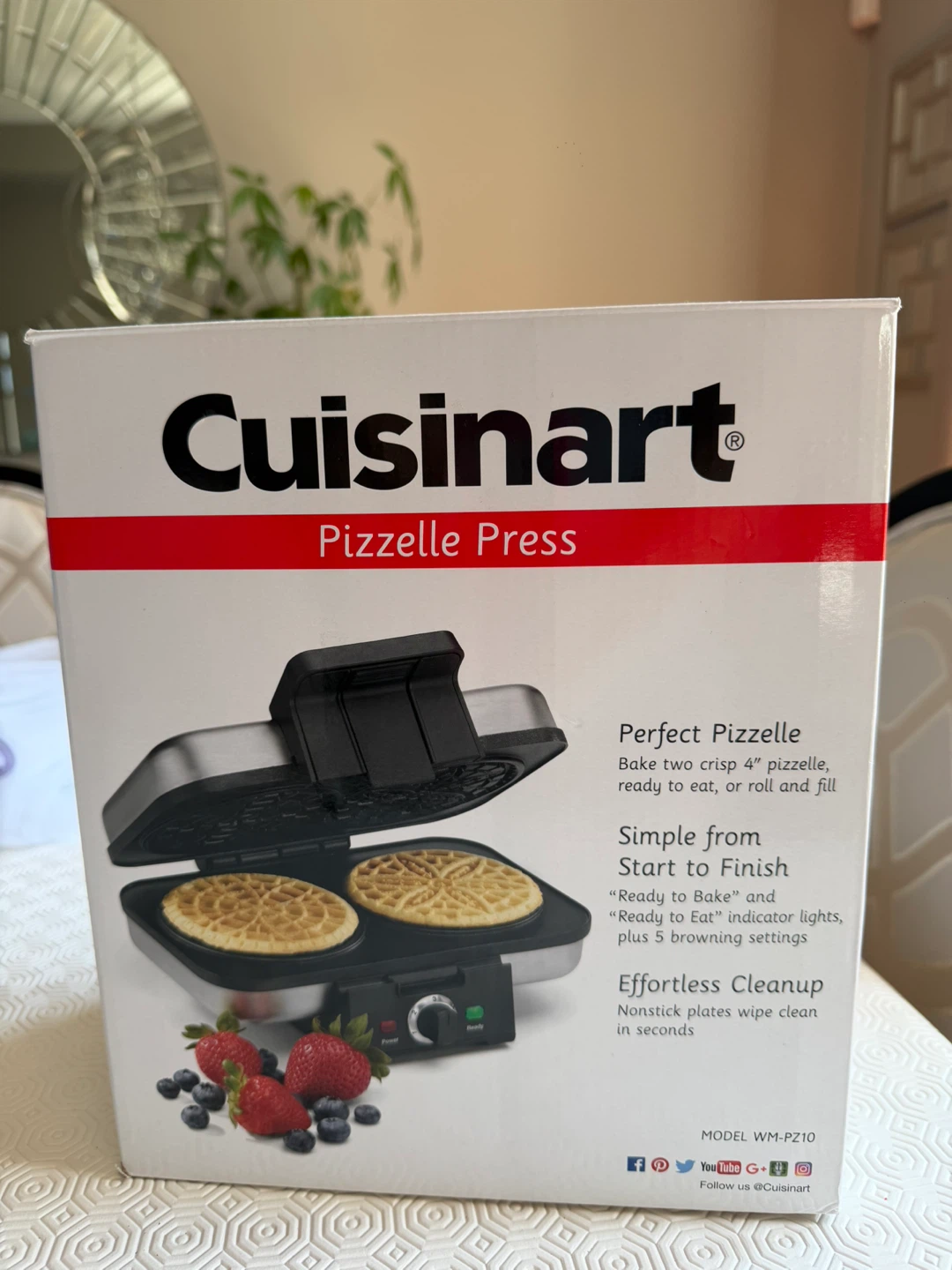 Cuisinart Pizzelle Press WM-PZ10