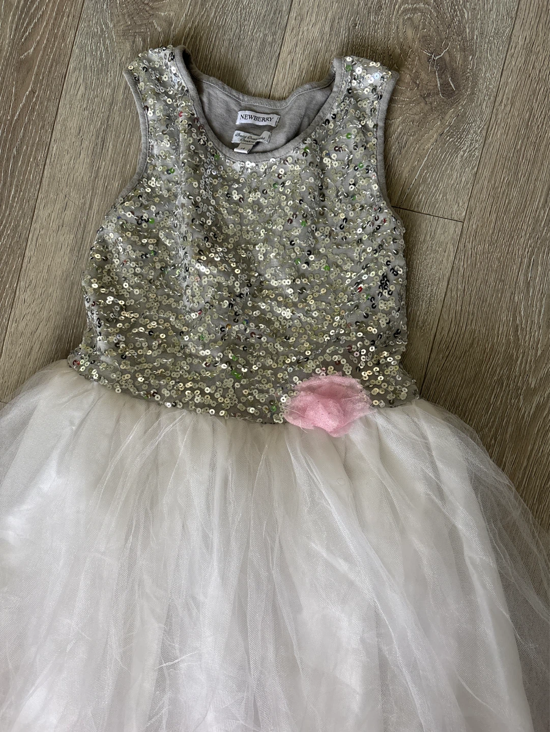 NEWBERRY Girls Sequin Tulle Dress Size 14 - photo 2