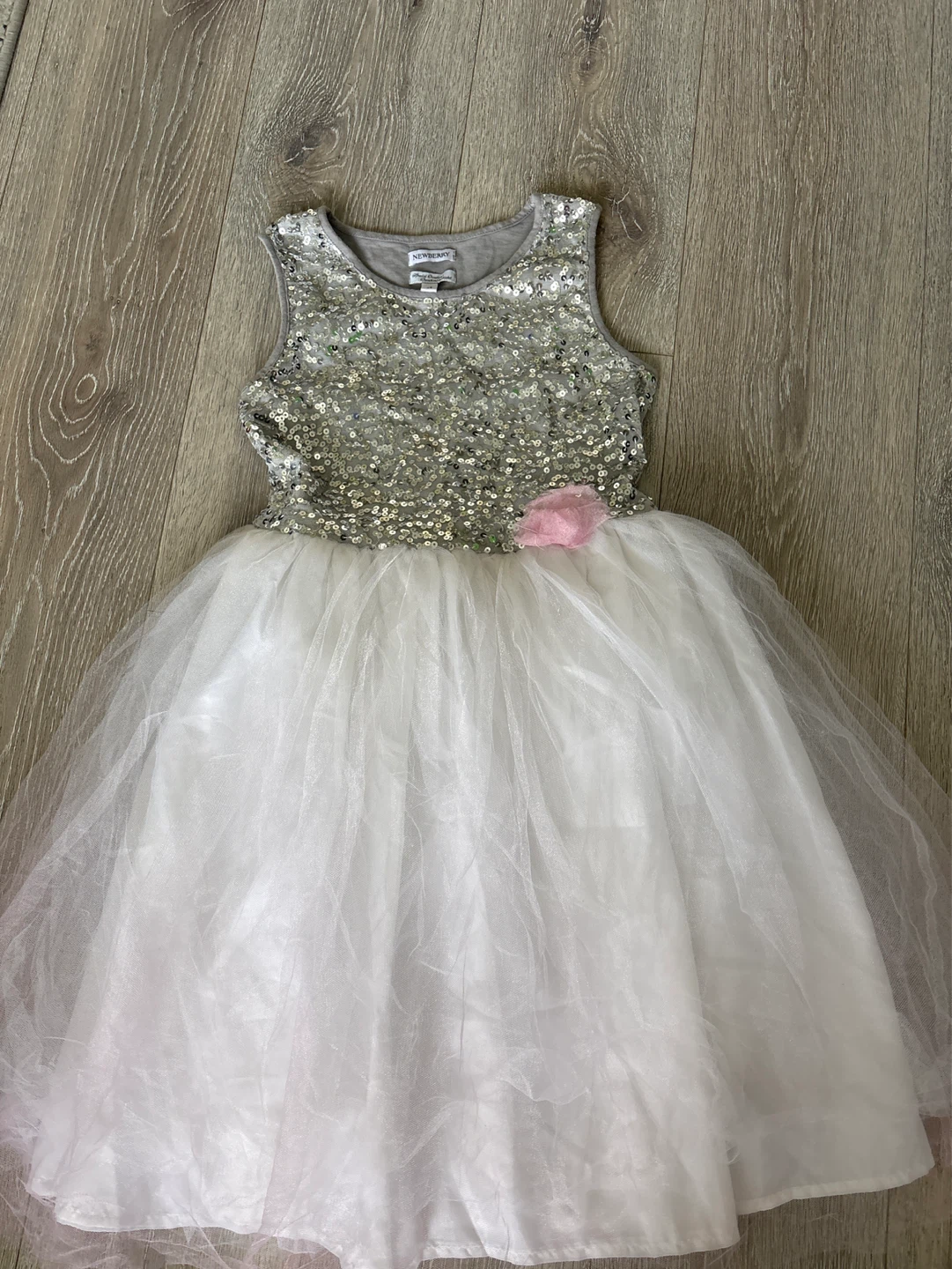 NEWBERRY Girls Sequin Tulle Dress Size 14 - photo 4