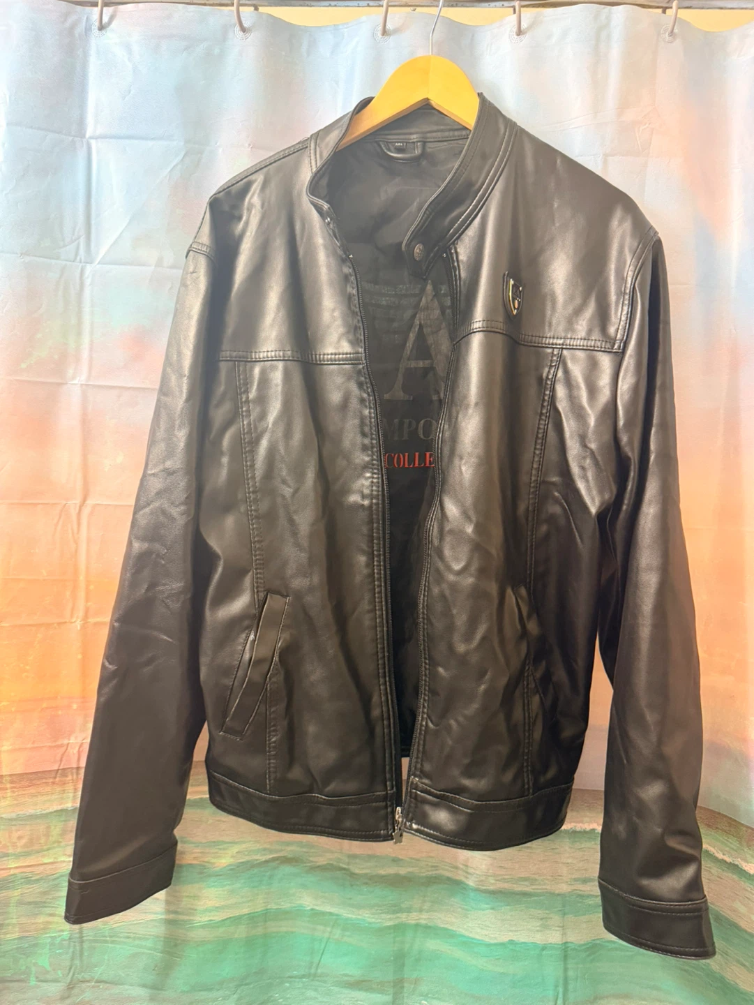 Emporio Collezione Faux Leather Jacket