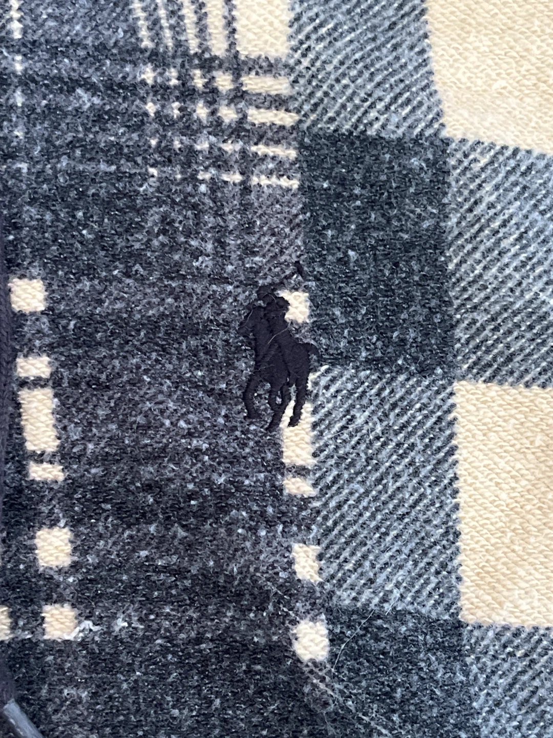 Polo Ralph Lauren Patchwork Plaid & Aztec Print Hoodie - photo 2