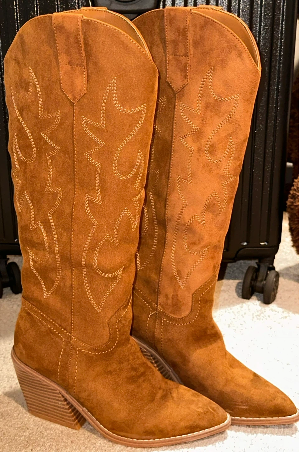 Madden Girl Brown Suede Cowboy Boots - photo 4