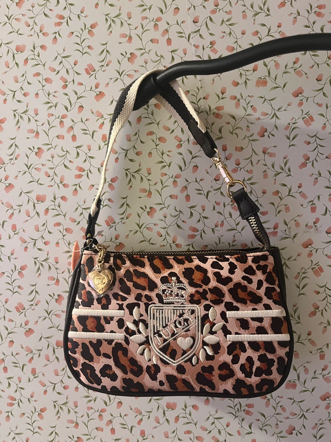 Juicy Couture Leopard Print Shoulder Bag
