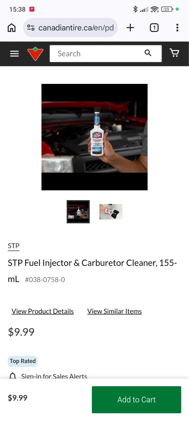 STP Fuel Injector & Carburetor Cleaner – 155 mL 50% OFF 👍🏽 - photo 2