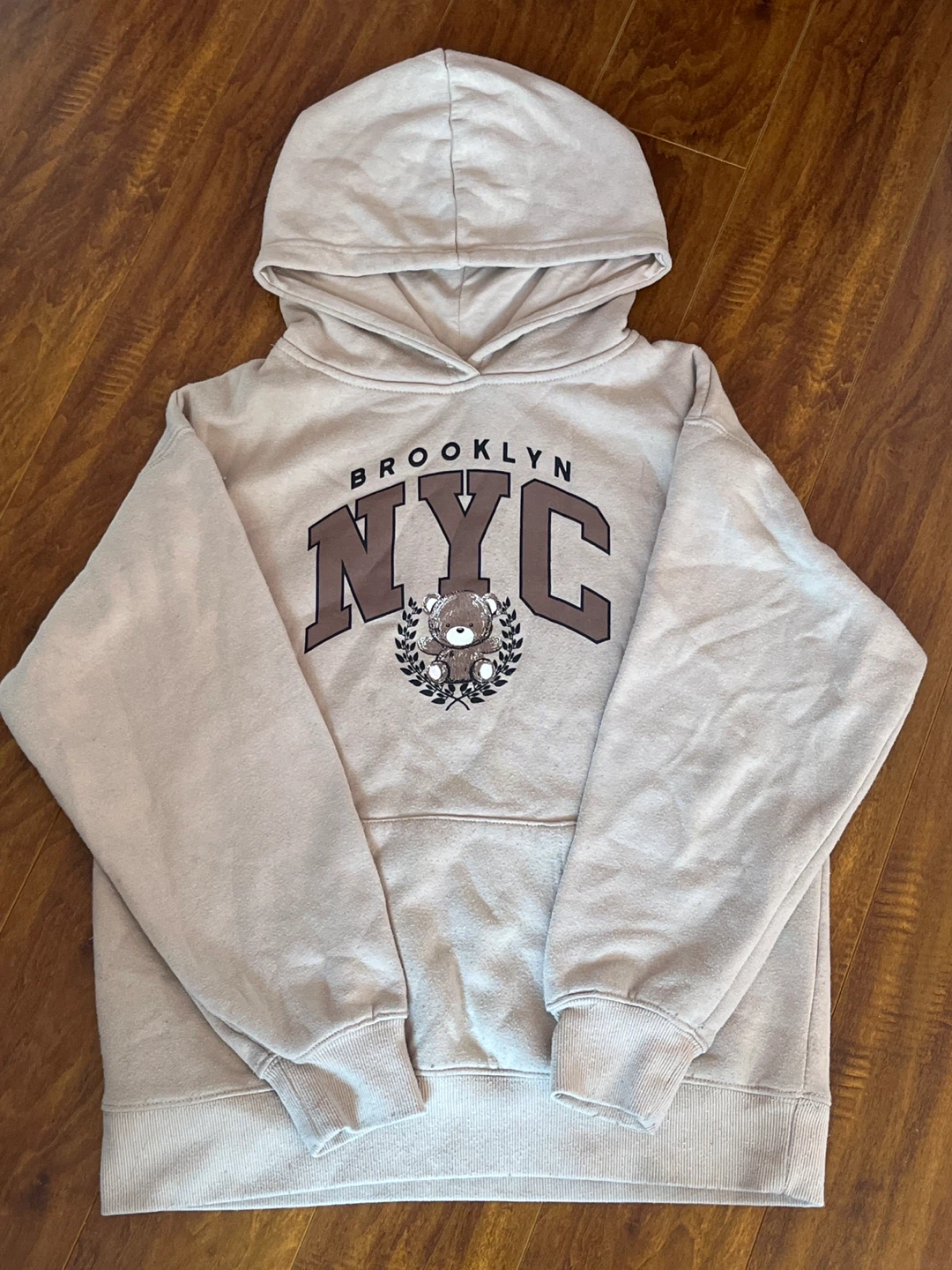 Urban Kids "Brooklyn NYC" Bear Graphic Hoodie