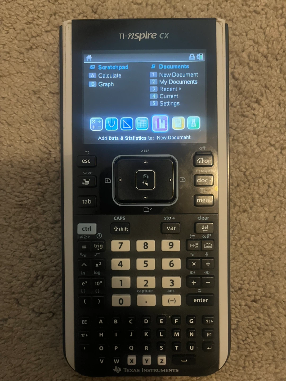 Texas Instruments TI-Nspire CX.