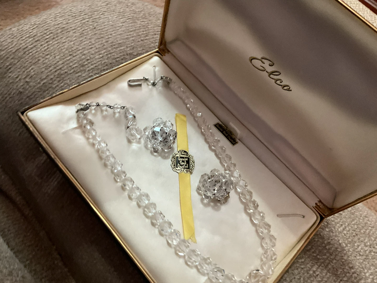 Elco Crystal Necklace and Earring Set - photo 2