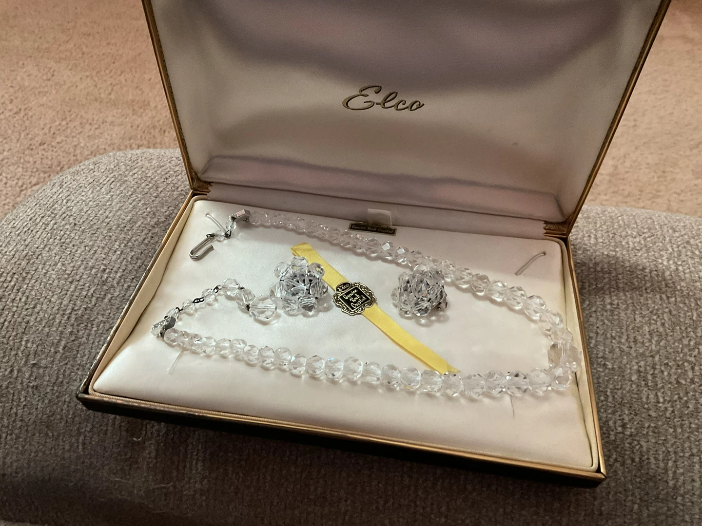 Elco Crystal Necklace and Earring Set - photo 3