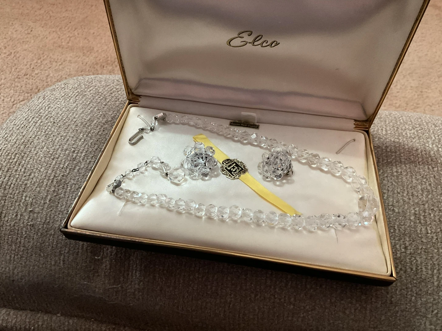 Elco Crystal Necklace and Earring Set - photo 4