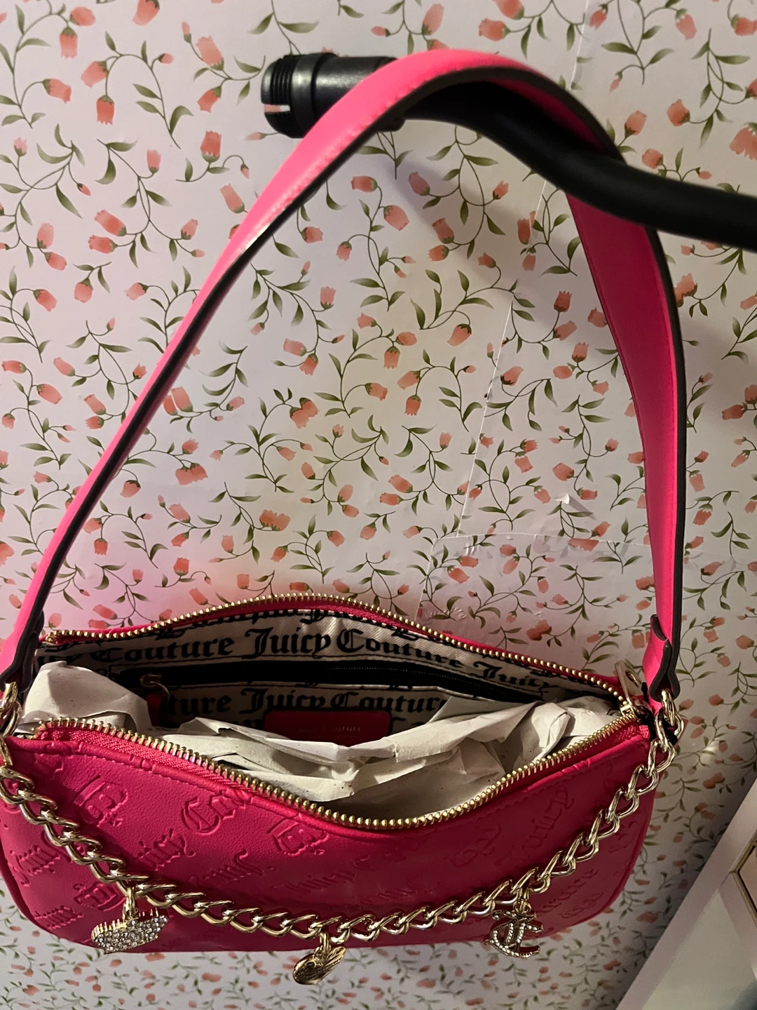 Juicy Couture Hot Pink Shoulder Bag/New - photo 3