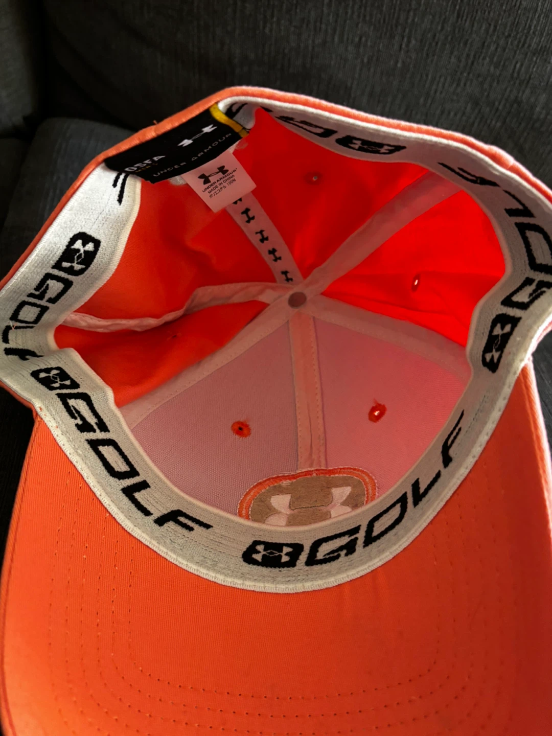 Brand New Under Armour Golf Cap OSFA Orange - photo 3