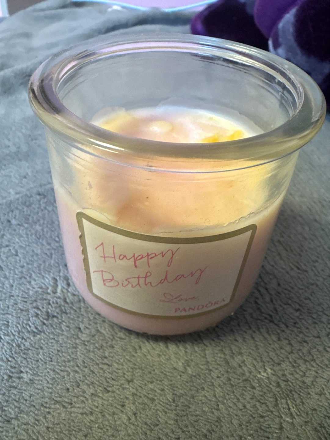 Pandora Happy Birthday Candle