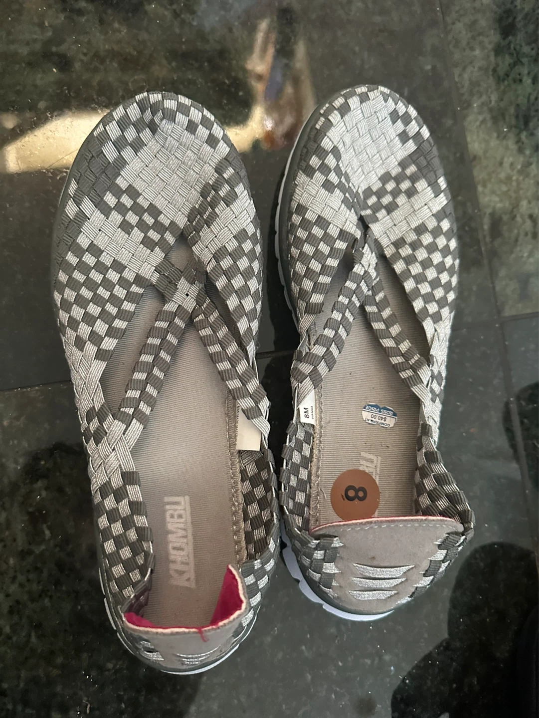 Khombu Woven Flats - Size 8