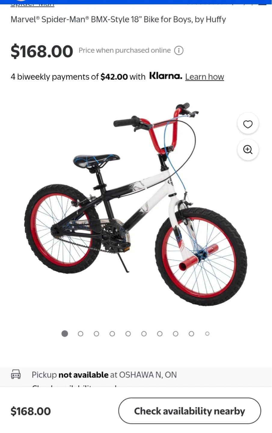 Huffy Marvel Spider-Man BMX Bike - 18" - photo 3