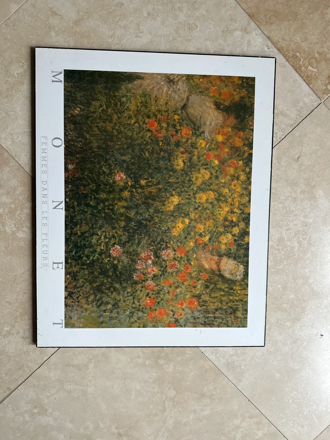 Monet "Femmes Dans Les Fleurs" Wall Art