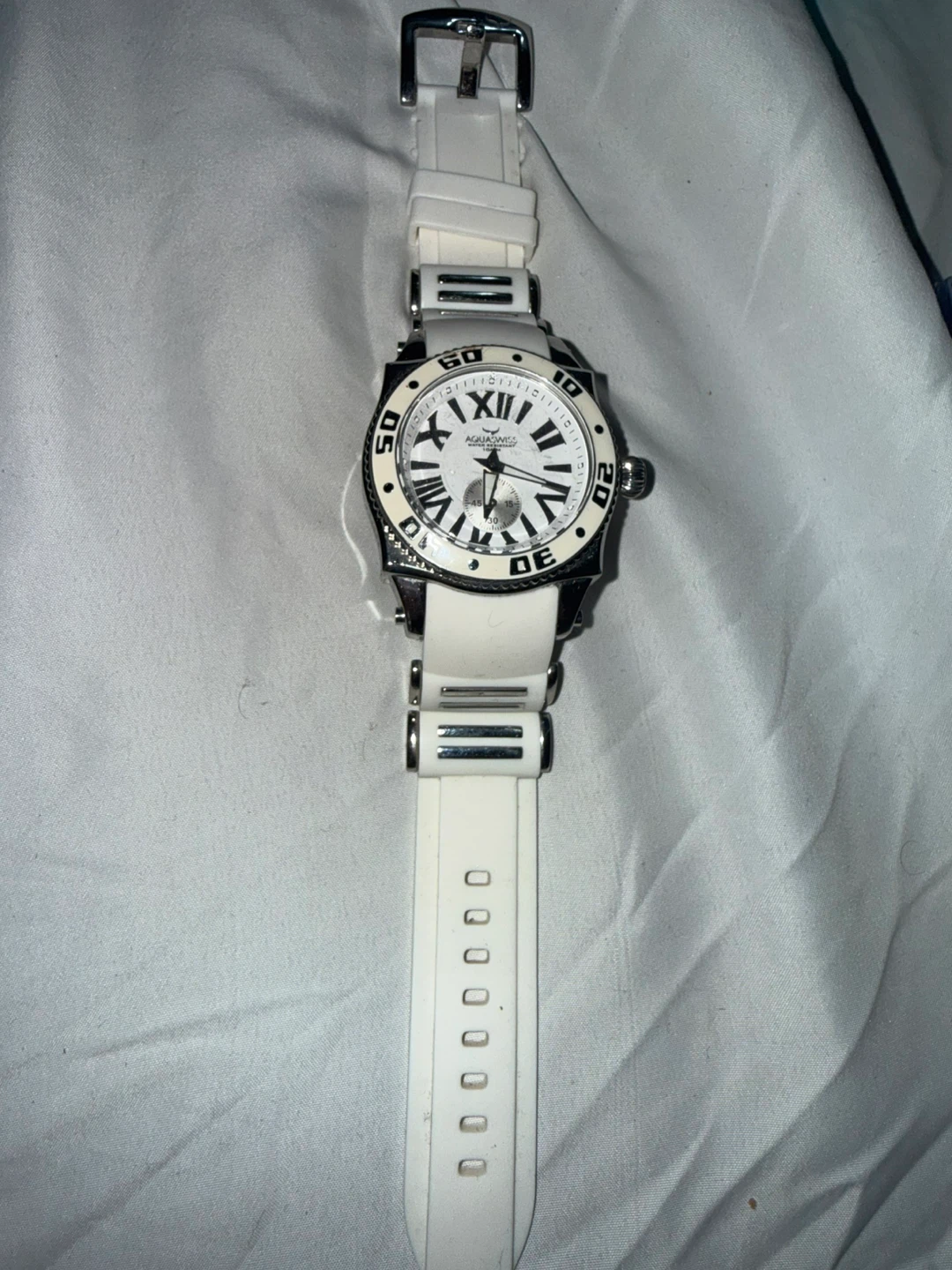 AquaSwiss SWISSPORT White Watch womens - photo 3