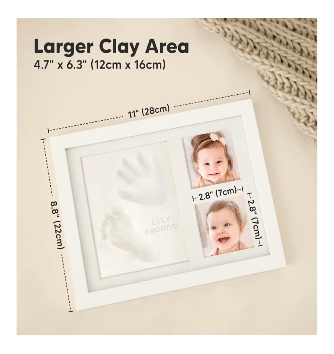 [Brand New] Baby Handprint and Footprint Keepsake Kit - photo 5