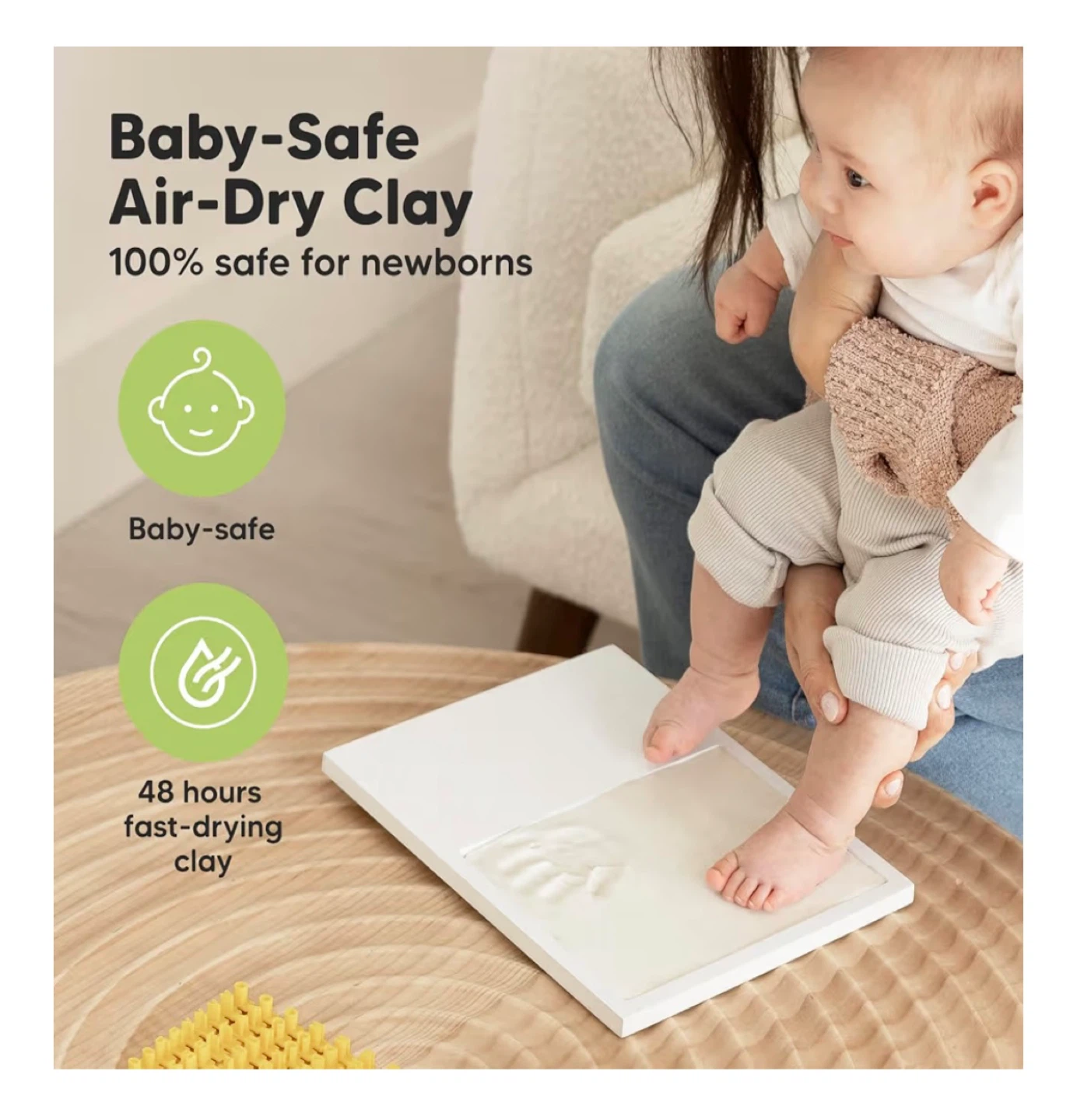 [Brand New] Baby Handprint and Footprint Keepsake Kit - photo 3