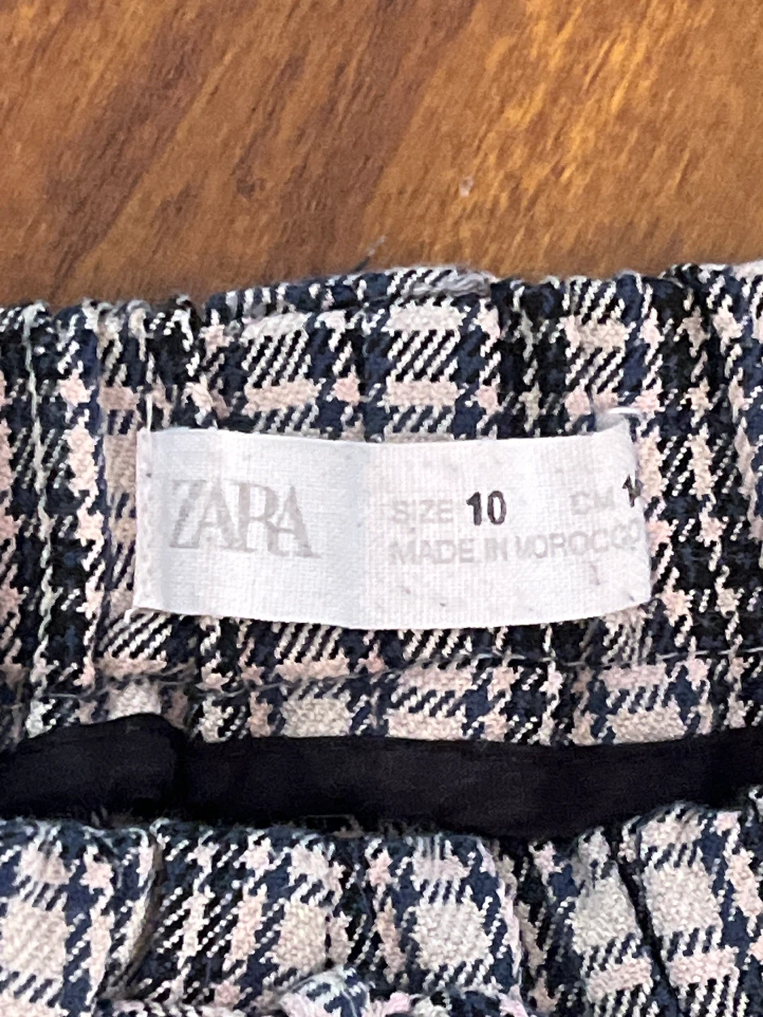 Zara Kids Plaid Jogger Cargo Pants - photo 2